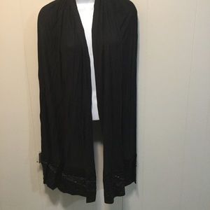 NWT J Jill Black Wrap with Sequins